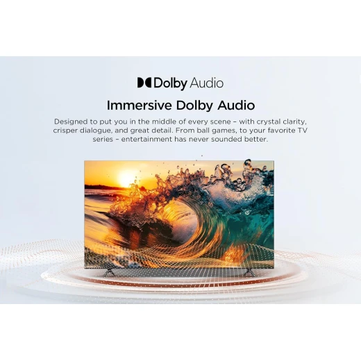 تلفزيون TCL 58 بوصة 4K LED بتقنية HDR10 ودقة UHD – تعزيز الألوان الديناميكي – تصميم معدني بدون حواف – Google TV – موديل 58V6B – ضمان سنتين - تي سي ال - Image 13