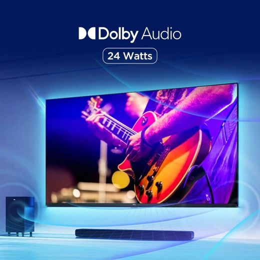 تلفزيون TCL مقاس 139 سم (55 بوصة) – سلسلة معدنية بدون حواف، 4K UHD ذكي LED بنظام Google TV، موديل 55V6B (أسود) – ضمان لمدة سنتين - تي سي ال - Image 16
