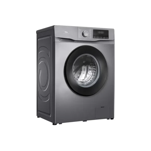 غسالة TCL موديل P607FLG بمحرك BLDC، مقبض كروم، لون رمادي، بتقنية العاكس (Inverter) – ضمان لمدة سنتين - تي سي ال - Image 2