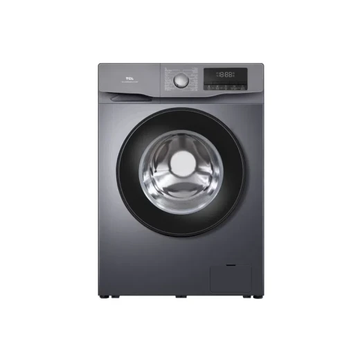 غسالة TCL موديل P607FLG بمحرك BLDC، مقبض كروم، لون رمادي، بتقنية العاكس (Inverter) – ضمان لمدة سنتين غسالة TCL موديل P607FLG بمحرك BLDC، مقبض كروم، لون رمادي، بتقنية العاكس (Inverter) – ضمان لمدة سنتين