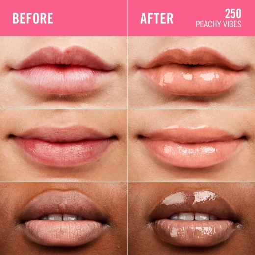 Rimmel Thrillseeker Glassy Lip Gloss Pink to the Berry Hydrating Shine with Hyaluronic Acid for Fuller Lips - Rimmel London - Image 3