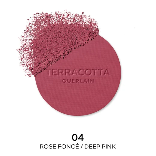 Guerlain Terracotta Rose Fonce Powder Blush 04 Cheeks Natural Radiance Mini 5g Makeup Essential - Guerlain - Image 3