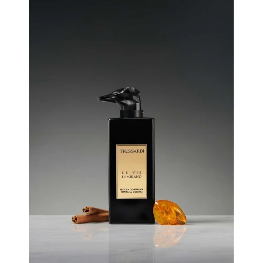 Trussardi Hidden Corner of Fontana dei Baci Eau de Parfum Intense 100ml Unisex Luxury Perfume with Hazelnut, Cinnamon, Rose & Amber Le Vie Di Milano Collection - Trussardi Donna Eau de - Image 3