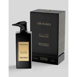 Trussardi Hidden Corner of Fontana dei Baci Eau de Parfum Intense 100ml Unisex Luxury Perfume with Hazelnut, Cinnamon, Rose & Amber Le Vie Di Milano Collection