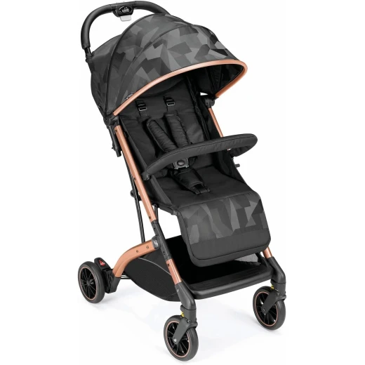 Cam Compass Stroller 194 - Baby Stroller Black, From 0 To 4 Years, Aluminium Frame, 5-Point Safety Harness, Super Compact Folding, Umbrella Stroller, Lightweight And Compact Stroller ART832-194 - Cam - Image 8