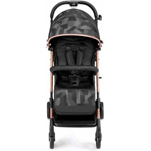 Cam Compass Stroller 194 - Baby Stroller Black, From 0 To 4 Years, Aluminium Frame, 5-Point Safety Harness, Super Compact Folding, Umbrella Stroller, Lightweight And Compact Stroller ART832-194