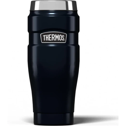 كوب سعة 470 مل لعزل المشروبات الساخنة والباردة اللون الأزرق الليلي من ثيرموس كوب سعة 470 مل لعزل المشروبات الساخنة والباردة اللون الأزرق الليلي من ثيرموس