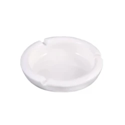 Wilmax White Porcelain Ashtray 10cm, Fine Porcelain Tableware, Stylish Ashtray for Any Occasion, Made in England
