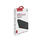 بنك الطاقة الذكي المدمج للشحن مخرج USB مزدوج، شحن سريع 40W، سعة 10,000mAh، USB-C للشحن المتزامن للأجهزة من بروميت - برو مات