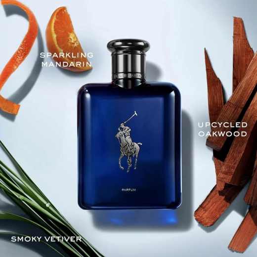 عطر رالف لورين بولو بلو للرجال 75 مل: عطر خشبي عطري للرجال 2024. رائحة أنيقة تدوم طويلاً للاستخدام اليومي - رالف لورين - Image 3