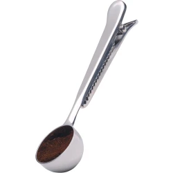 Kitchen Craft Le'Xpress Stainless Steel Coffee Measure and Bag Clip, Carded