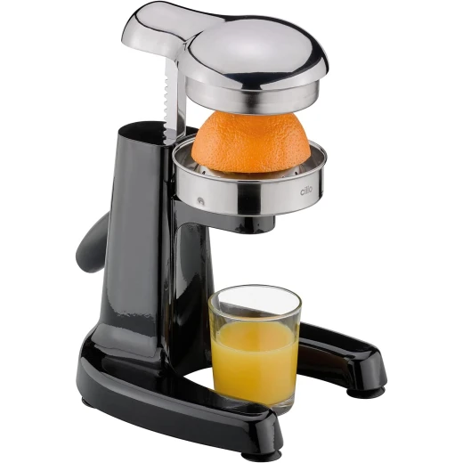 Kuchenprofi Positano Professional Manual Juicer Heavy-Duty Citrus Press with Stainless Steel Cone & Funnel, Lever Mechanism, Suction Feet for Stability Compact & Efficient Black 23x25x23 cm, 2.4 kg - Kuchenprofi - Image 3