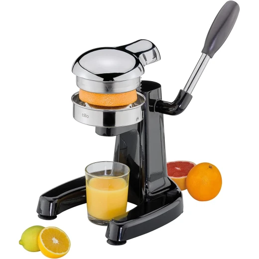 Kuchenprofi Positano Professional Manual Juicer Heavy-Duty Citrus Press with Stainless Steel Cone & Funnel, Lever Mechanism, Suction Feet for Stability Compact & Efficient Black 23x25x23 cm, 2.4 kg - Kuchenprofi - Image 5