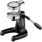 Kuchenprofi Positano Professional Manual Juicer Heavy-Duty Citrus Press with Stainless Steel Cone & Funnel, Lever Mechanism, Suction Feet for Stability Compact & Efficient Black 23x25x23 cm, 2.4 kg - Kuchenprofi