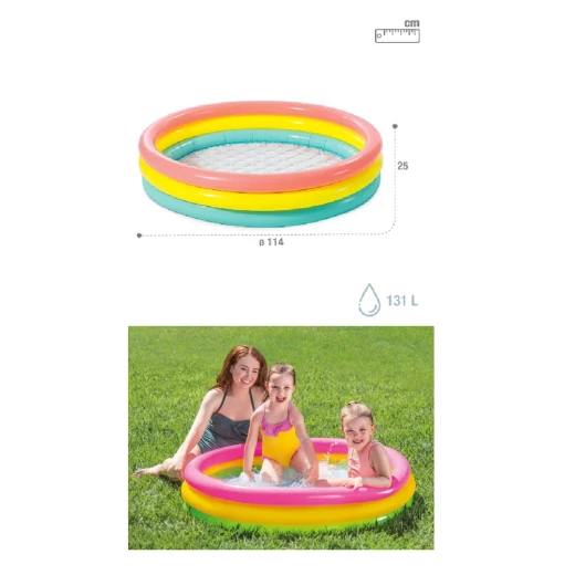 مسبح أطفال هوائي بتصميم غروب الشمس من إنتكس - انتكس - Image 4