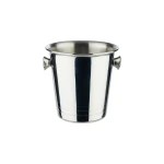 دلو ثلج من الستانلس ستيل قطر 12 سم × ارتفاع 13 سم صغير الحجم ومتينة مثالية للحانات المنزلية، الحفلات، والتسلية من اي بي اس - اي بي اس