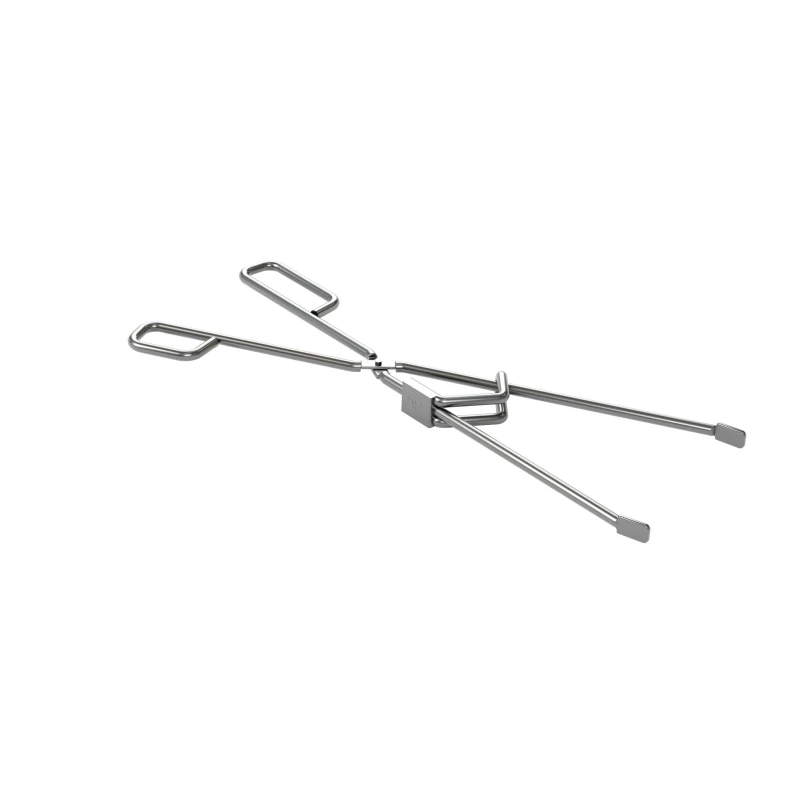 Pujadas Heavy Duty Oven Tong, 33.5 cm, Stainless Steel with Wooden Handle Durable Gripping Tool for Ovens, Grills, and Fireplaces - Pujadas