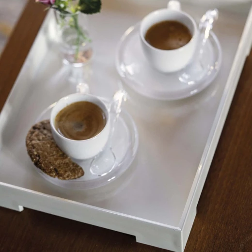 صينية إيسنس، مصنوعة من البلاستيك اللون شفاف، 32 × 23 × 5 سم من غوزيني - غوزيني - Image 2