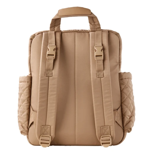 Skip Hop Forma Backpack Diaper Bag Camel, Lightweight & Quilted, Includes Insulated & Mesh Packing Cubes, Extra-Wide Dual Zip Opening, Padded Straps - Skip Hop - Image 2