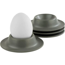 APS Melamine Egg Cups Set of 4, Gray Durable, Elegant 8.5 cm Egg Holders for All Egg Sizes Scratch-Resistant, Easy-Clean Design Ideal for Breakfast & Brunch