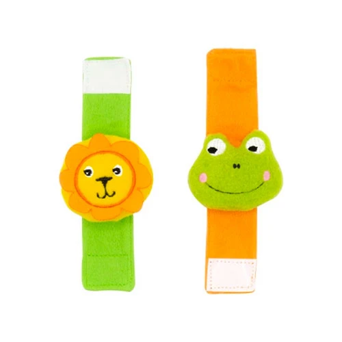 Babyjem Wrist & Foot Rattle, Frog & Lion - BabyJem - Image 2