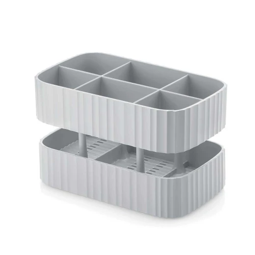 Guzzini - Eco-Kitchen DRAIN&SAFE, Cutlery Drainer - Matt Grey Guzzini - Eco-Kitchen DRAIN&SAFE, Cutlery Drainer - Matt Grey