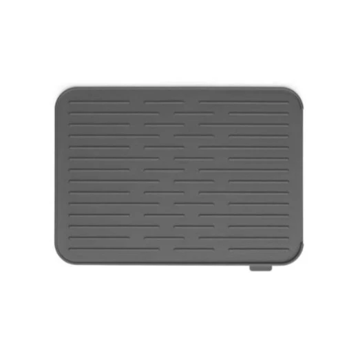 Brabantia Silicone Dish Drying Mat Dark Grey 0.9 cm, Width 32.5 cm, Depth 43.8 cm Brabantia Silicone Dish Drying Mat Dark Grey 0.9 cm, Width 32.5 cm, Depth 43.8 cm