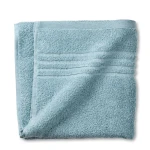 Kela Leonora Face Towel 21x15cm Sky Blue 100% Combed Cotton, Soft, Fluffy & Durable Washable at 60°C - Kela