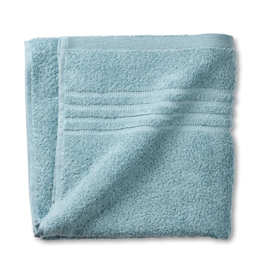 Kela Leonora Face Towel 21x15cm Sky Blue 100% Combed Cotton, Soft, Fluffy & Durable Washable at 60°C
