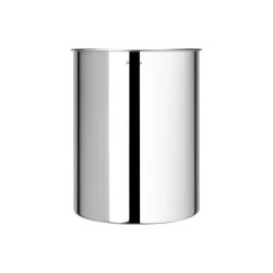 Brabantia Waste Bin 15 Liter Brilliant Steel Finish Compact & Durable Trash Can Corrosion-Resistant, Easy-to-Clean Dia 26.2 cm x H 32 cm