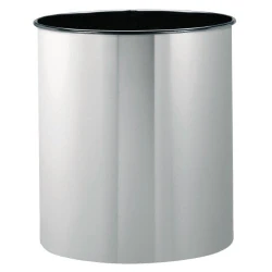 Brabantia Waste Bin 15 Liter Out Matt Steel Finish Durable & Corrosion-Resistant Easy-to-Clean Trash Can for Bedroom, Office, or Living Room