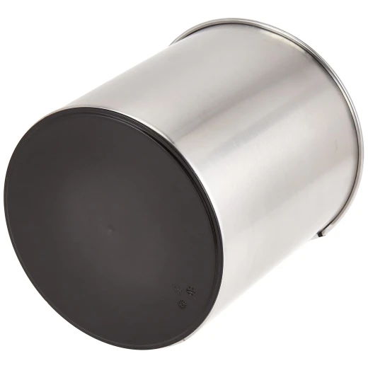 Brabantia Waste Bin 15 Liter Out Matt Steel Finish Durable & Corrosion-Resistant Easy-to-Clean Trash Can for Bedroom, Office, or Living Room - Brabantia - Image 2