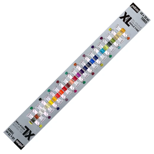 Pebeo XL Fine Oil Colour Set, 40 Tubes x 20ml, High-Quality, Vibrant Oil Paints, Excellent Lightfastness & Stability, For Canvas, Paper, Wood & More Pebeo XL Fine Oil Colour Set, 40 Tubes x 20ml, High-Quality, Vibrant Oil Paints, Excellent Lightfastness & Stability, For Canvas, Paper, Wood & More