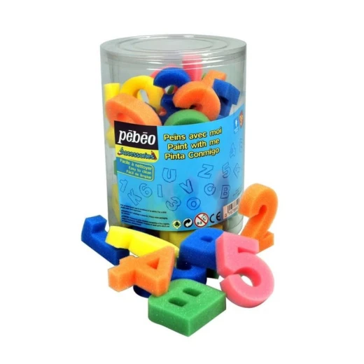Pebeo Bucket Stamps, Alphabet & Number Set, Complete Set for Creating Words, Names, Dates & More, Ideal for Scrapbooking, Card Making, and Educational Projects Pebeo Bucket Stamps, Alphabet & Number Set, Complete Set for Creating Words, Names, Dates & More, Ideal for Scrapbooking, Card Making, and Educational Projects