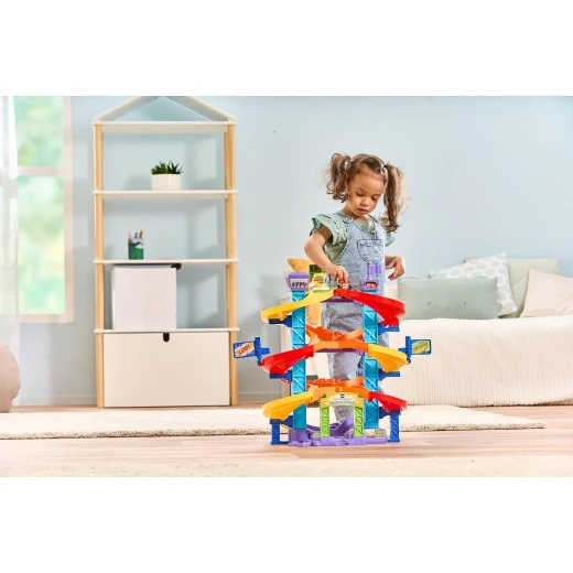 VTech Toot-Toot Drivers Criss-Cross Raceway – Interactive Racing Playset - VTech - Image 7