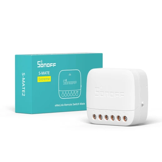 مفتاح واي فاي ذكي S-Mate 2 Mate، مفتاح واي فاي ذكي يعمل مع MINIR3/MINIR4/MINIR4M، مفتاح إضاءة ذكي أليكسا، حل بدون موصل محايد من سون اوف