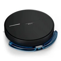 Tefal X PLORER Serie 60 Robot Vacuum Cleaner, Smart Navigation, Ultra Thin and Compact, 4 in 1 Cleaning Action, Aqua Force Mop, Allergy Care, WiFi and Voice Assistant Compatible,Black, (TEF-RG7445HO)