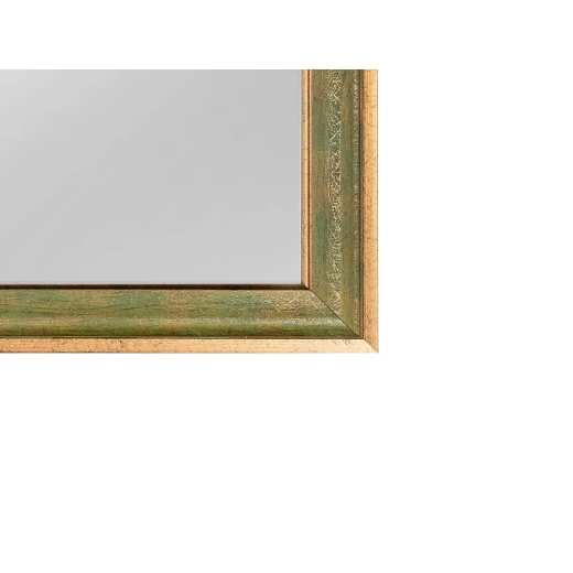 مرآة أوبيرت, بإطار أخضر، مقاس 48×54.5 سم، تصميم أنيق من البلاستيك والزجاج، مرآة حائط ديكورية, صناعة تركية من مدام كوكو - مدام كوكو - Image 2