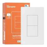 من سونوف مفتاح إضاءة ذكي محور SONOFF Zigbee المطلوب، قاطع ذكي، مفتاح ذكي بدون محايد أو مع محايد، تحكم صوتي مع Alexa Google Home، مفتاح Zigbee ZBM5-2C-120W - سونوف