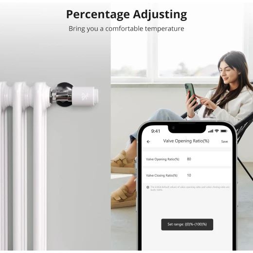 صمام تدفئة الحرارة SONOFF Zigbee، تدفئة الحرارة الذكية تدعم التحكم عن بعد بالتطبيق والتوقيت، يتطلب محور Zigbee 3.0، متوافق مع Amazon Alexa/Google Home. - سونوف - Image 5