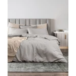 طقم غطاء لحاف سوبر كينج لوار قماش تنسيل، غطاء لحاف 260×240 سم + 2 وسائد 50×70 سم + شرشف 260×280 سم من مدام كوكو - مدام كوكو