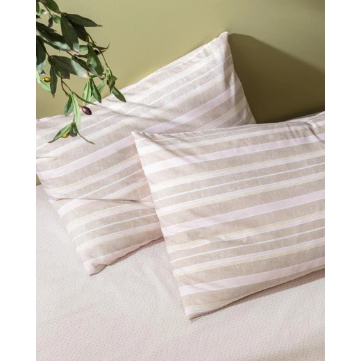 طقم غطاء لحاف مدام كوكو مزدوج الحجم 200×220 سم + 2×(50×70 سم) + 240×260 سم - مدام كوكو - Image 4