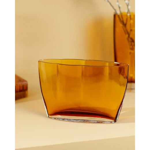 Madame COCO Les Orres Handmade Glass Vase 28X19CM Madame COCO Les Orres Handmade Glass Vase 28X19CM