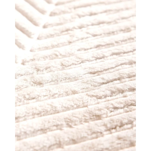 Madame COCO Eze 2-Piece Bath Mat Set, Ivory, Soft Polyester with Non-Slip Base, 50x80 cm & 45x50 cm - Madame COCO - Image 4