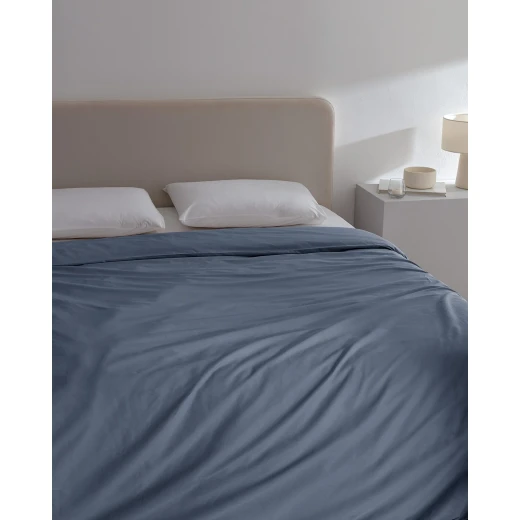 Madame COCO Manon King Size 100% Cotton Ranforce Duvet Cover - Dark Blue, 240x220 cm - Soft, Breathable, Timeless Collection - Madame COCO - Image 6
