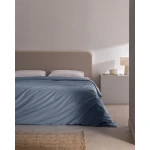 Madame COCO Manon King Size 100% Cotton Ranforce Duvet Cover - Dark Blue, 240x220 cm - Soft, Breathable, Timeless Collection - Madame COCO