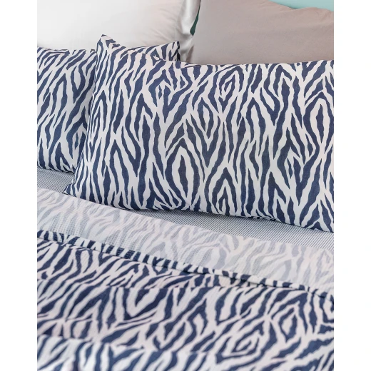 Madame Coco Saber Printed Pique Set King Size, 240x220 cm Bedspread + 240x260 cm Sheet + 2 Pillowcases (50x70 cm), Soft Carded Cotton, Elegant & Lightweight - Madame COCO - Image 3