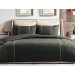 طقم غطاء لحاف مضلع سوبر كينج موس 260×240 سم + 2 كيس وسادة 50×70 سم + ملاءة سرير 280×280 سم من مدام كوكو - مدام كوكو