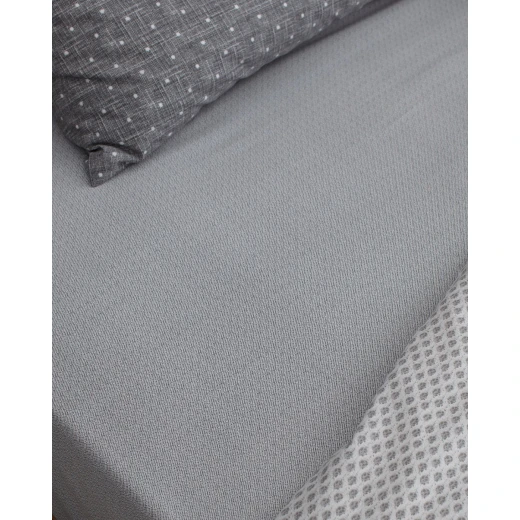 طقم غطاء لحاف مزدوج بلانش بمقاس 200×220 سم، مع 2 وسادة بمقاس 50×70 سم، وملاءة 230×260 سم – مادام كوكو - مدام كوكو - Image 2