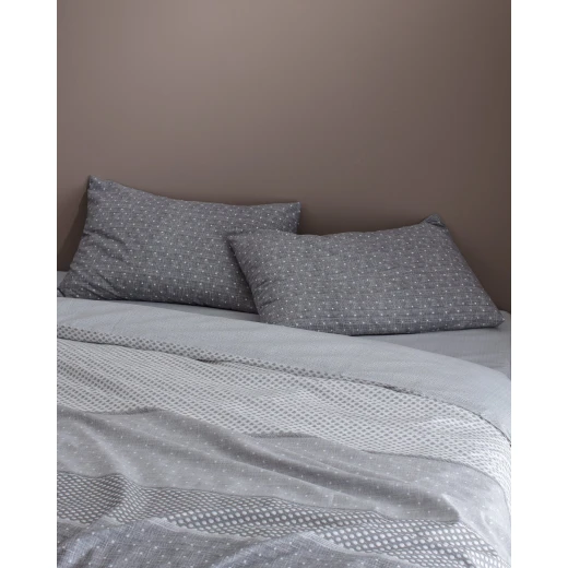 طقم غطاء لحاف مزدوج بلانش بمقاس 200×220 سم، مع 2 وسادة بمقاس 50×70 سم، وملاءة 230×260 سم – مادام كوكو